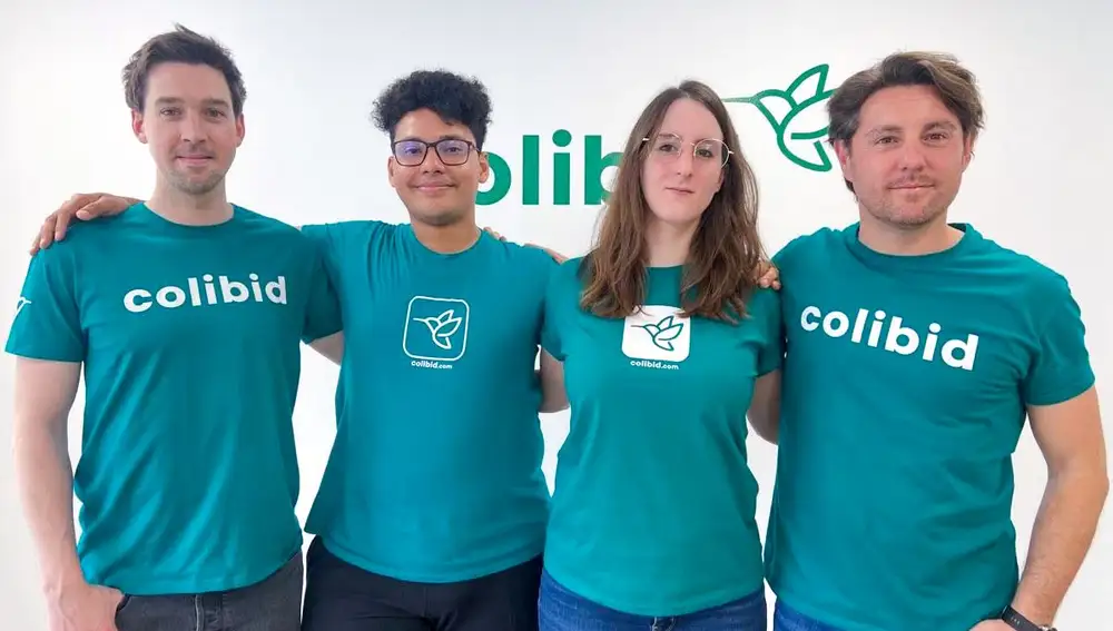 Jack O’Grady, Alexander Almengor, Elena Gutiérrez y Stefano Scardia, fundadores de Colibid