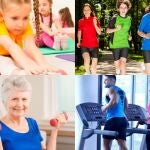 Tiempo de ejercicio físico según la edad