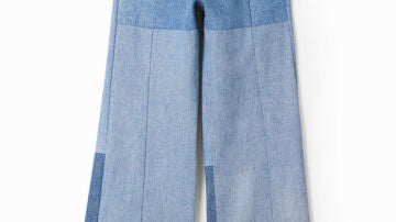 Vaquero Wide leg upcycling, de Desigual x Maitrepierre