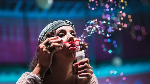 Patricia Ruz comparte el escenario pequeño del Teatro Español con Jesús Barranco