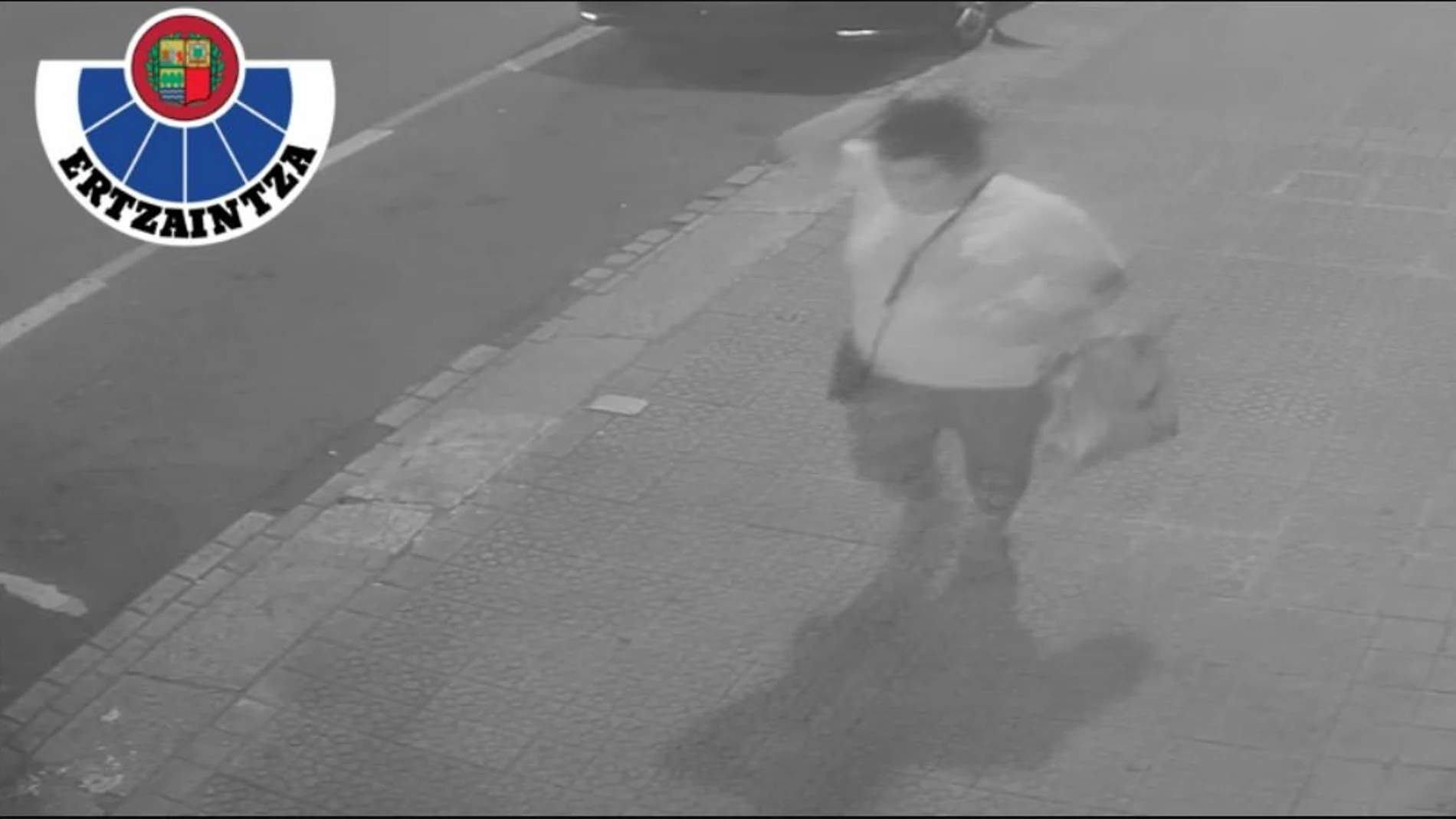 Imagen de la presunta autora del secuestro del bebé en el Hospital de Basurto difundida por la Ertzaintaza