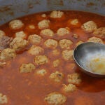 El guiso de pelotas galileas es el más tradicional de Pozo Estrecho