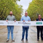 Presentación de la Milla de Zamora, con Jesús María Prada, Gorka García, Narciso prieto y Manuel Alesander
