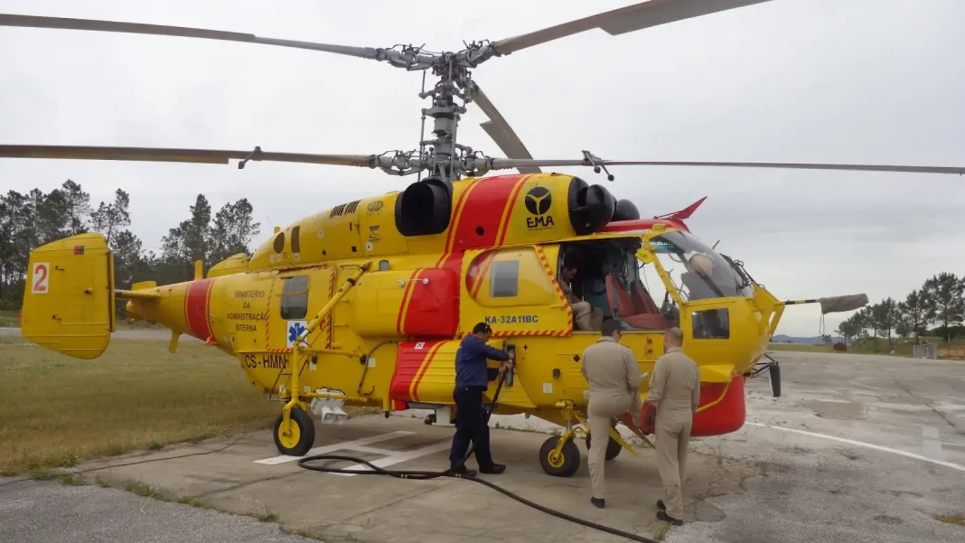 Helicópteros del EMA portugués