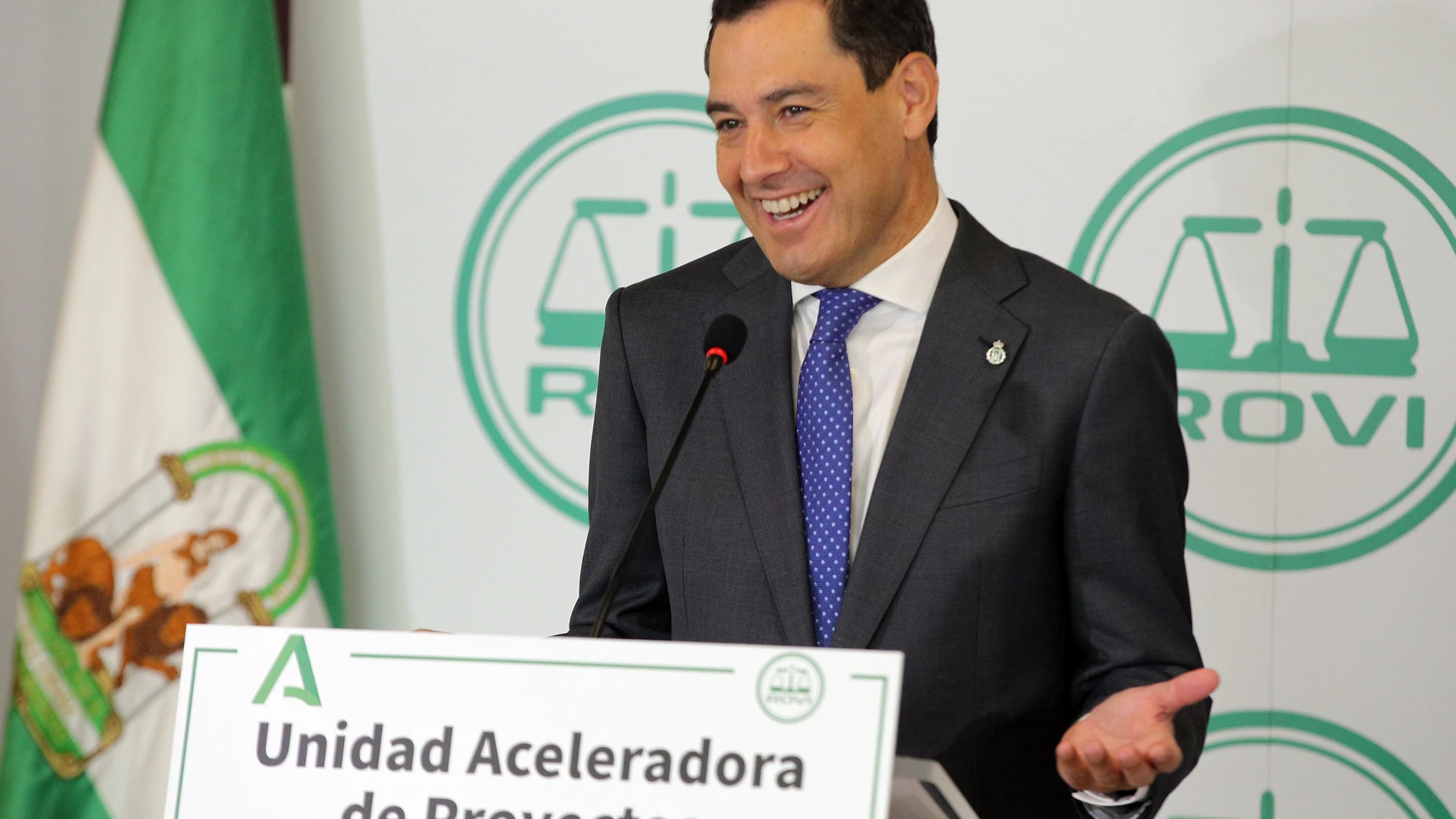 El presidente de la Junta de Andalucía, Juanma Moreno. EFE/Pepe Torres.