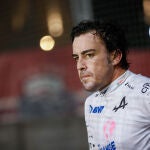 Fernando Alonso, durante el Gran Premio de Estados Unidos
