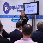 La presidenta del PP de Segovia, Paloma Sanz, interviene en el Comité Ejecutivo del partido