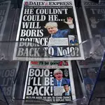  La ex ministra Mordaunt se postula para suceder a Liz Truss en Reino Unido mientras Boris Johnson se deja querer