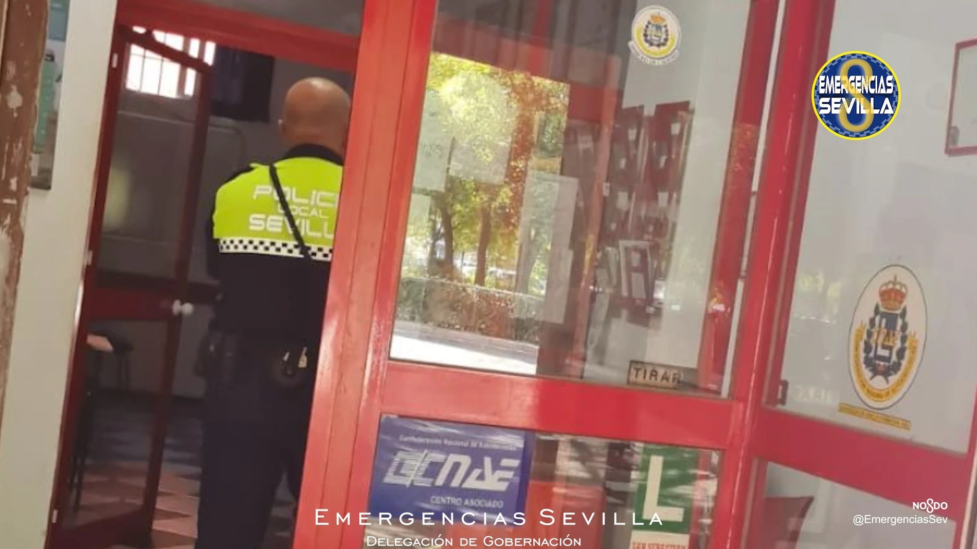 Autoescuela "ilegal" localizada por la Policía Local de Sevilla. EMERGENCIAS SEVILLA