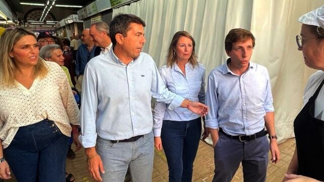 Carlos Mazón y el Alcalde de Madrid, José Luis Martínez Almeida, han visitado Castellón donde han podido conocer de primera mano las necesidades de los comerciantes