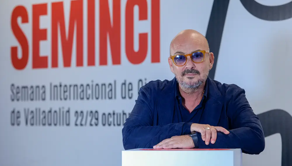 El director italiano Emanuele Crialese, en la Seminci de Valladolid - EFE/Nacho Gallego