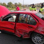 Un accidente de tráfico registrado en Lorca deja cuatro heridos leves, uno de ellos una niña de 8 años