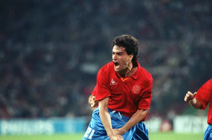 Míchel, el hombre que nunca debió agacharse en Italia’90