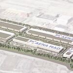 Futuro parque logístico de Barajas