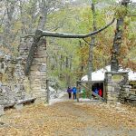 Visitantes en el Hayedo de Montejo, declarado Patrimonio Natural de la Humanidad