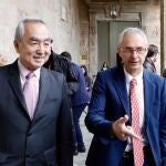 El rector, Ricardo Rivero, inaugura en la Universidad de Salamanca el XV Congreso Nacional y VI Internacional de la Asociación de Estudios Japoneses en España (AEJE), con la asistencia de Kenji Hiramatsu, embajador de Japón en España, entre otras autoridades