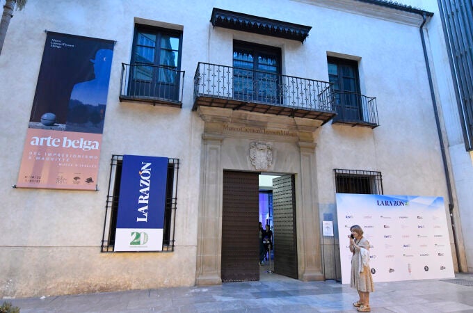 El Museo Carmen Thyssen Málaga se tiñó de azul en la celebración del XX aniversario de LA RAZÓN en Andalucía