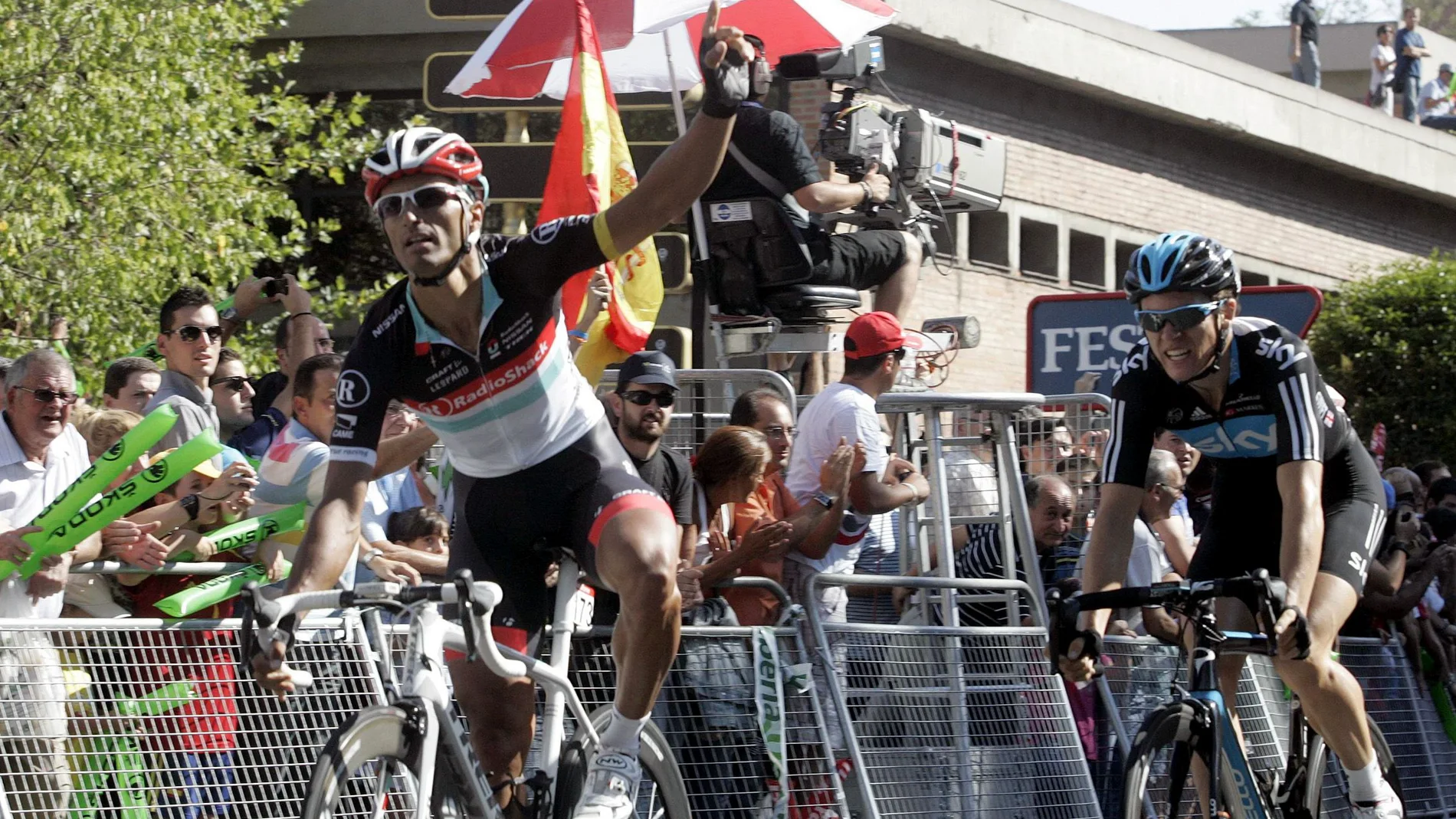 Daniele Bennati vence en Valladolid al sprint en 2012, la última vez que la Cuelta Ciclista a España llegó a la capital vallisoletana