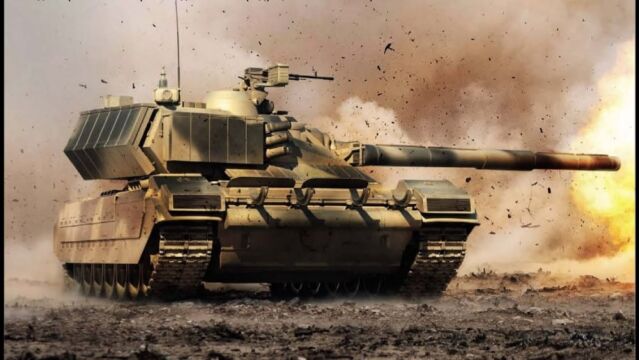 El supertanque T-95 fue desarrollado por la Unión Soviética al final de la Guerra Fría