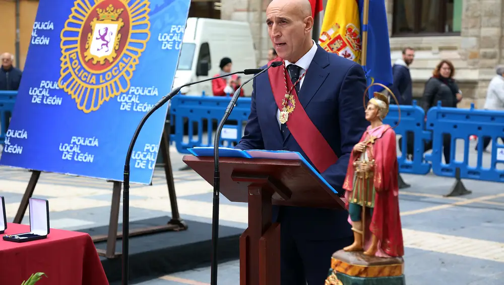 Acto de la Fiesta de la Policía Local de León
