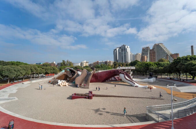 Vista general del parque Gulliver de Valencia del Jardín del Turia, a 28 de octubre de 2022, en Valencia