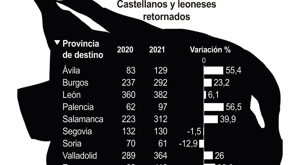 Castellanos y leoneses retornados