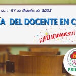 El sindicato FSIE de Castilla y León felicita a los docentes