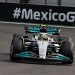 Hamilton durante el Premio de la Ciudad de Mexico 2022