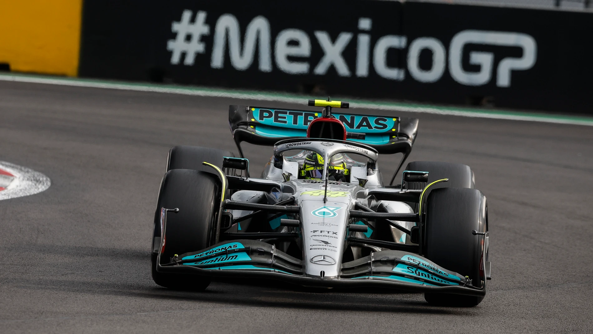 Hamilton durante el Premio de la Ciudad de Mexico 2022