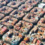 Vista aérea del Eixample de Barcelona