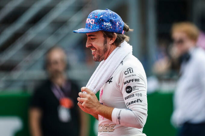 Fernando Alonso, en el reciente Gran Premio Ciudad de México