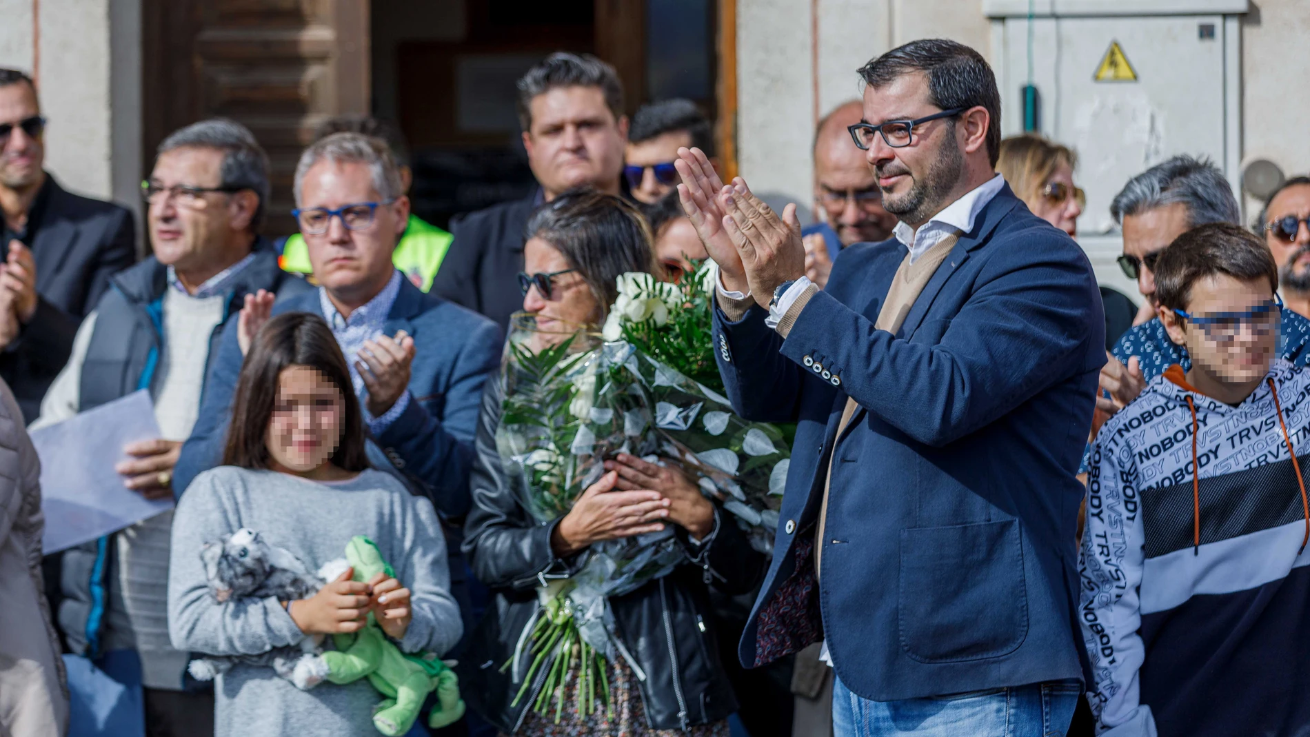 El padre de la niña asesinada en la concentración en Torrecaballeros