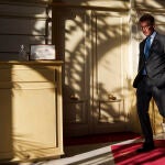 El presidente del PP, Alberto Núñez Feijóo, ayer en Madrid