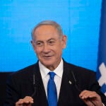 El ganador de las elecciones Benjamin Netanyahu