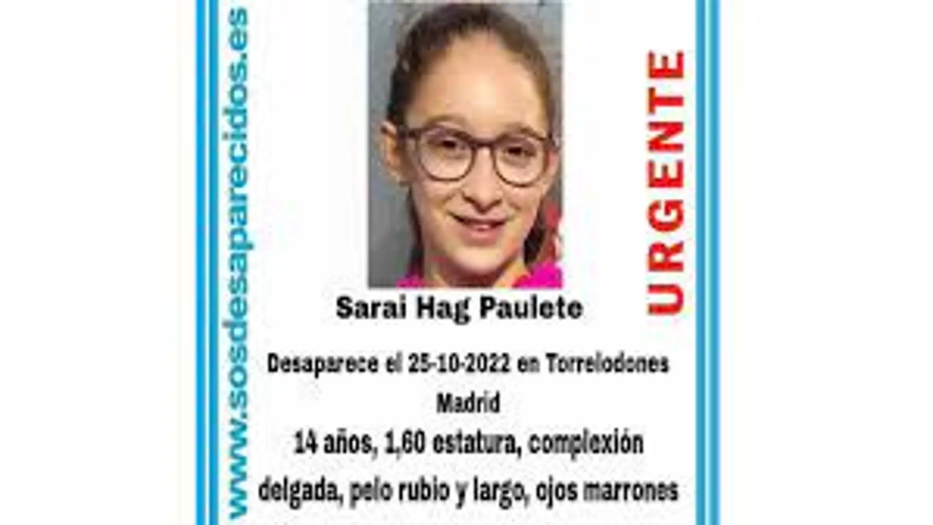 Niña desaparecida en Torrelodones