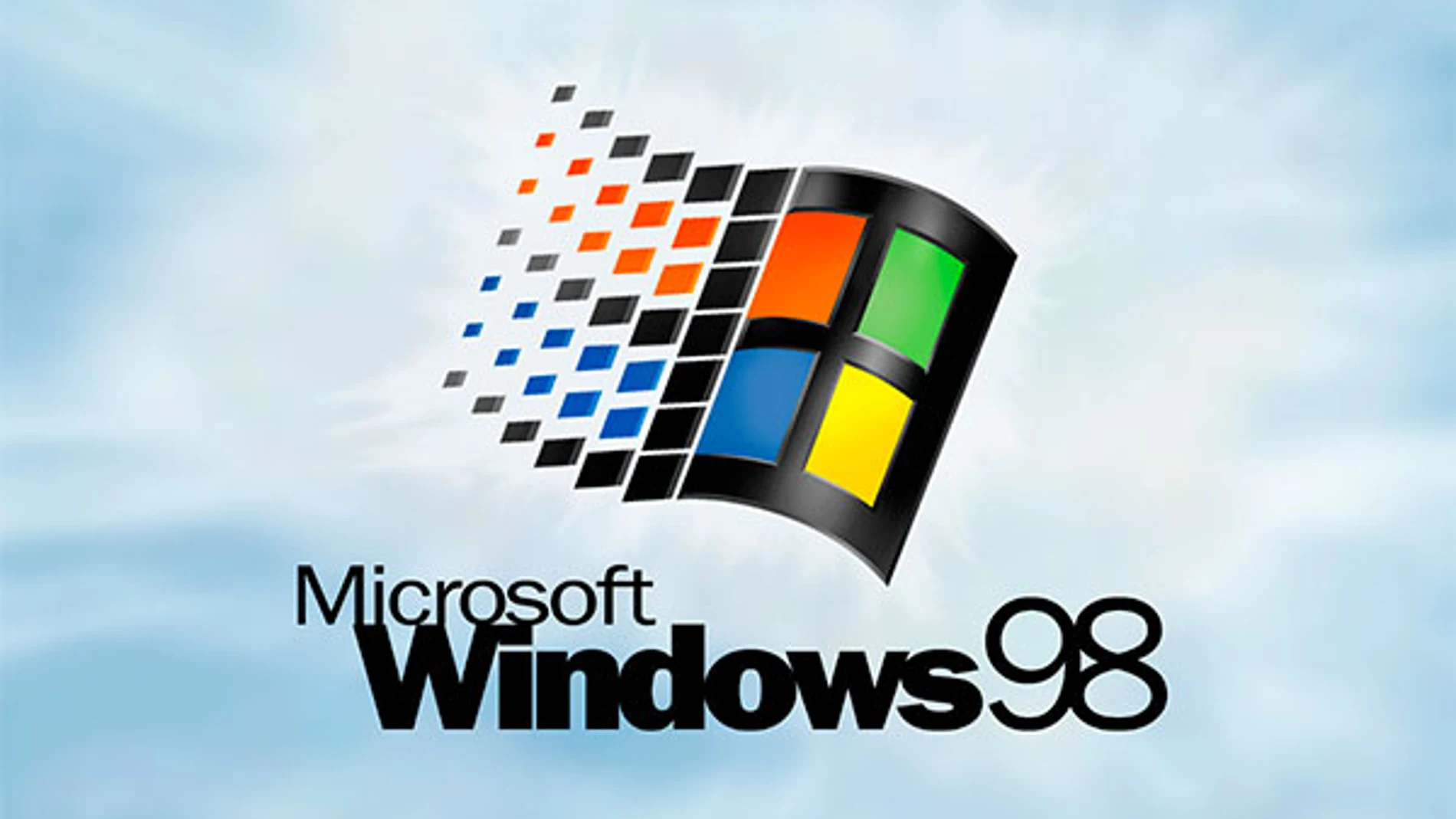 Pantalla de carga de Windows 98 en Emuos.
