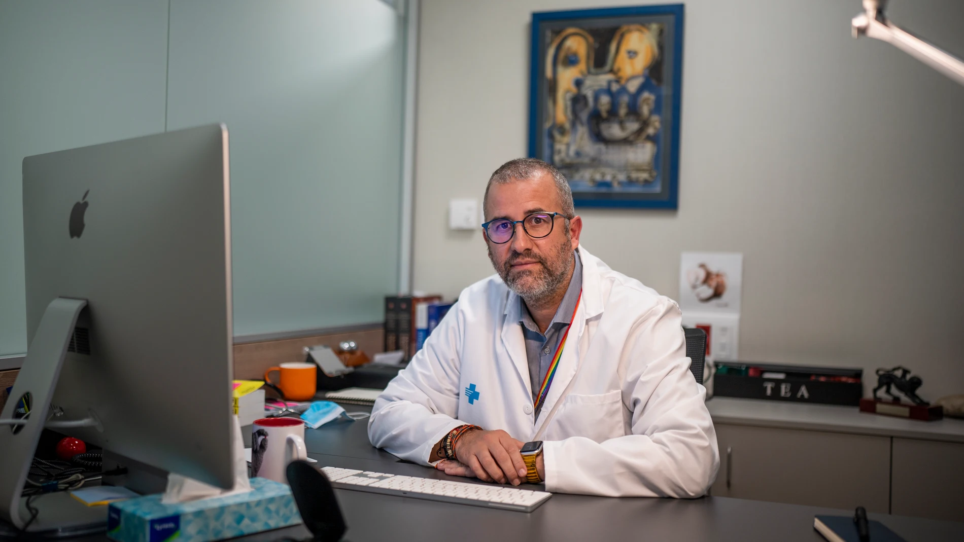 David Valcárcel es jefe de sección y director de la Unidad de Trasplante y Terapia Celular del Servicio de Hematología del Hospital Valle de Hebrón de Barcelona