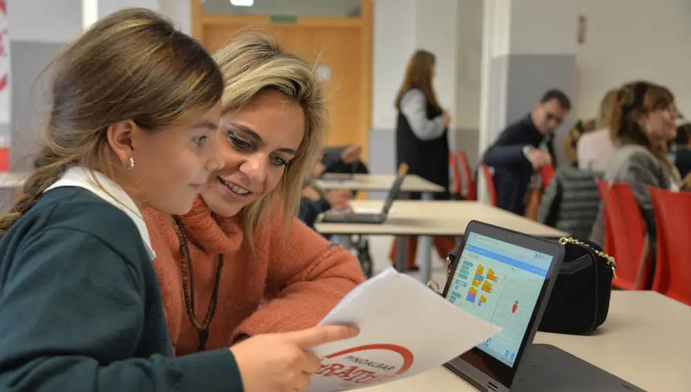 Scratch Day en el colegio Pinoalbar de Valladolid