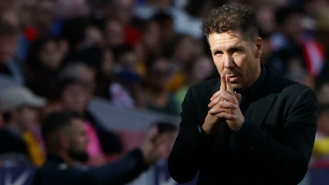 Diego Pablo Simeone, tras encajar el 0-1 ante el Espanyol