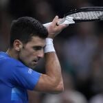 Novak Djokovic y su extraña bebida en un partido