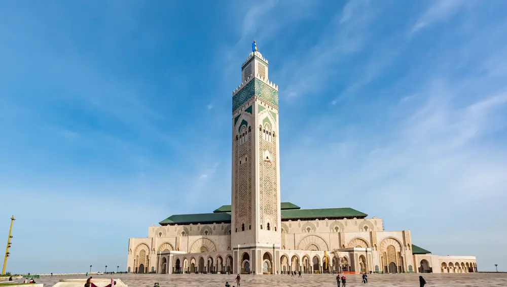 Detalle de la Mezquita Hassan II