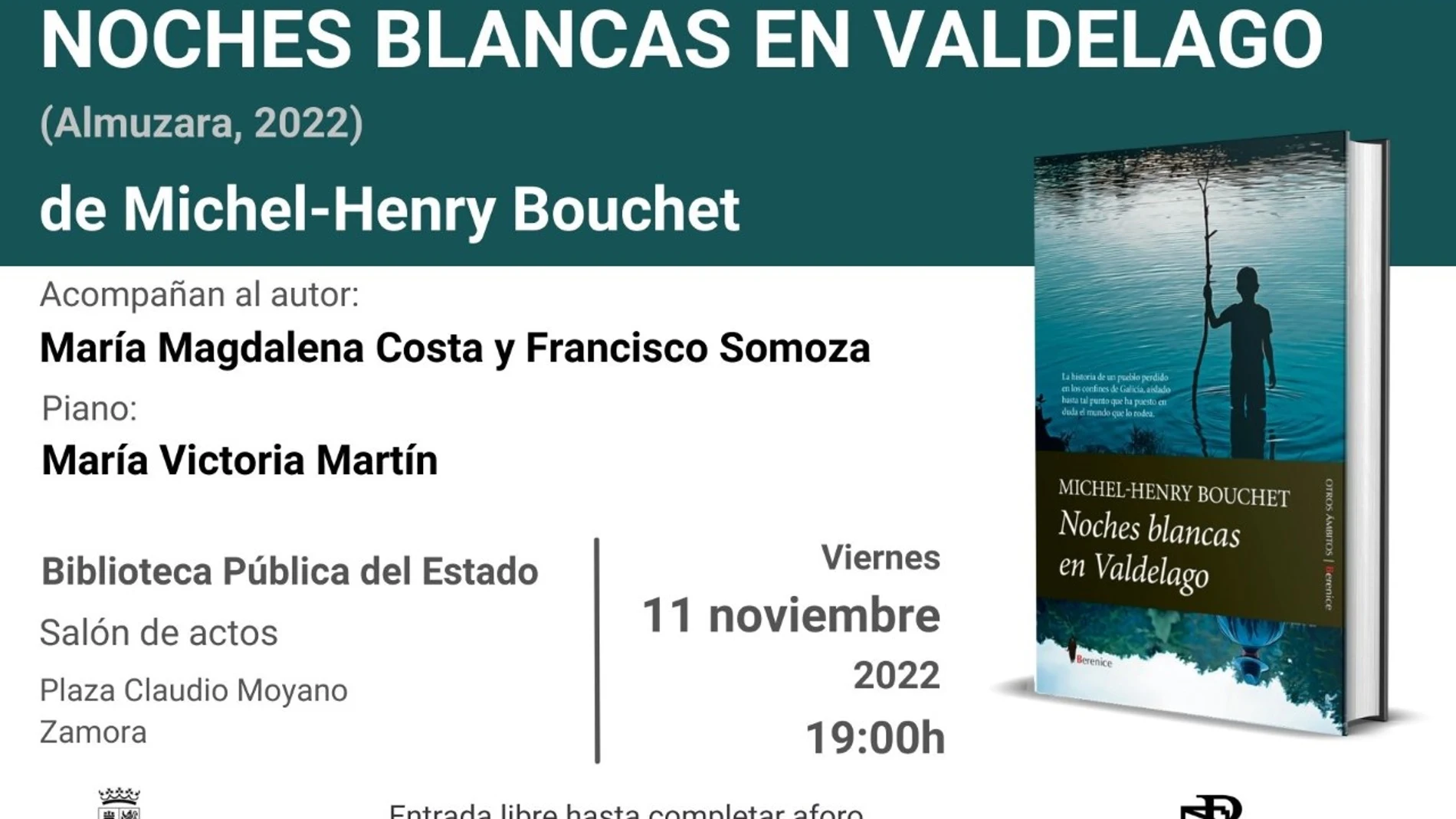 Presentación del libro las «Noches blancas en Valdelago» en Zamora