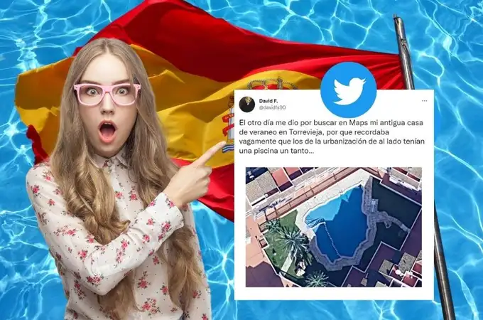 La piscina más «patriota» de España que arrasa en Twitter 