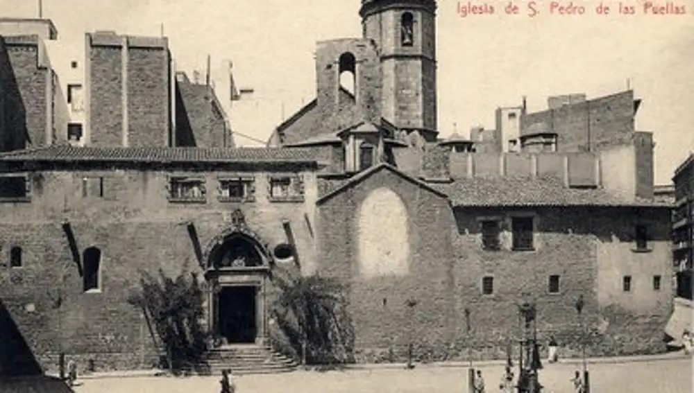 Monasterio de Sant Pere de les Puel·les antes de su reforma