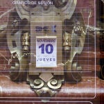 Calendario con fecha 10 de noviembre en el Palacio de la Bolsa
