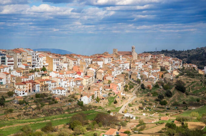 Vista General Villafranca del Cid (Castellón)