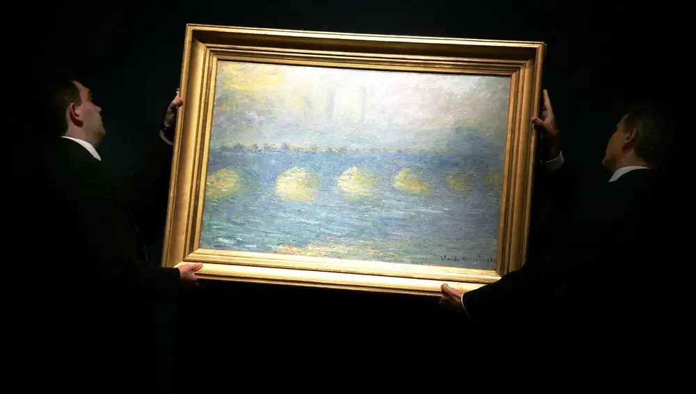 &quot;Waterloo Bridge, temps couvert&quot;, de Claude Monet, también formaba parte del lote de Allen