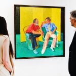 La obra «La conversación», de David Hockney, también forma parte de la colección de Paul Allen, cofundador de Microsoft, que ha salido a subasta