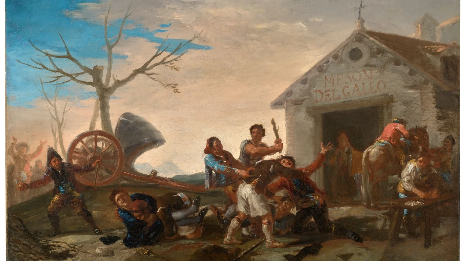 "La riña en el mesón del gallo", obra de Goya que está en el Museo del Prado procedente de Caja Madrid