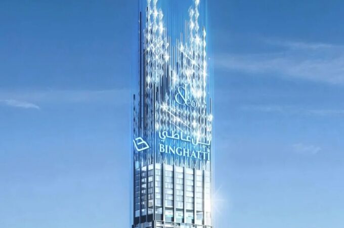 Prototipo del futuro rascacielos más alto del mundo.